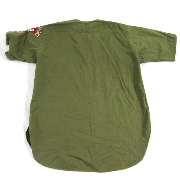 Vintage Mid Century Boy Scout Uniform Shirt V Neck - Picture 4 of 5
